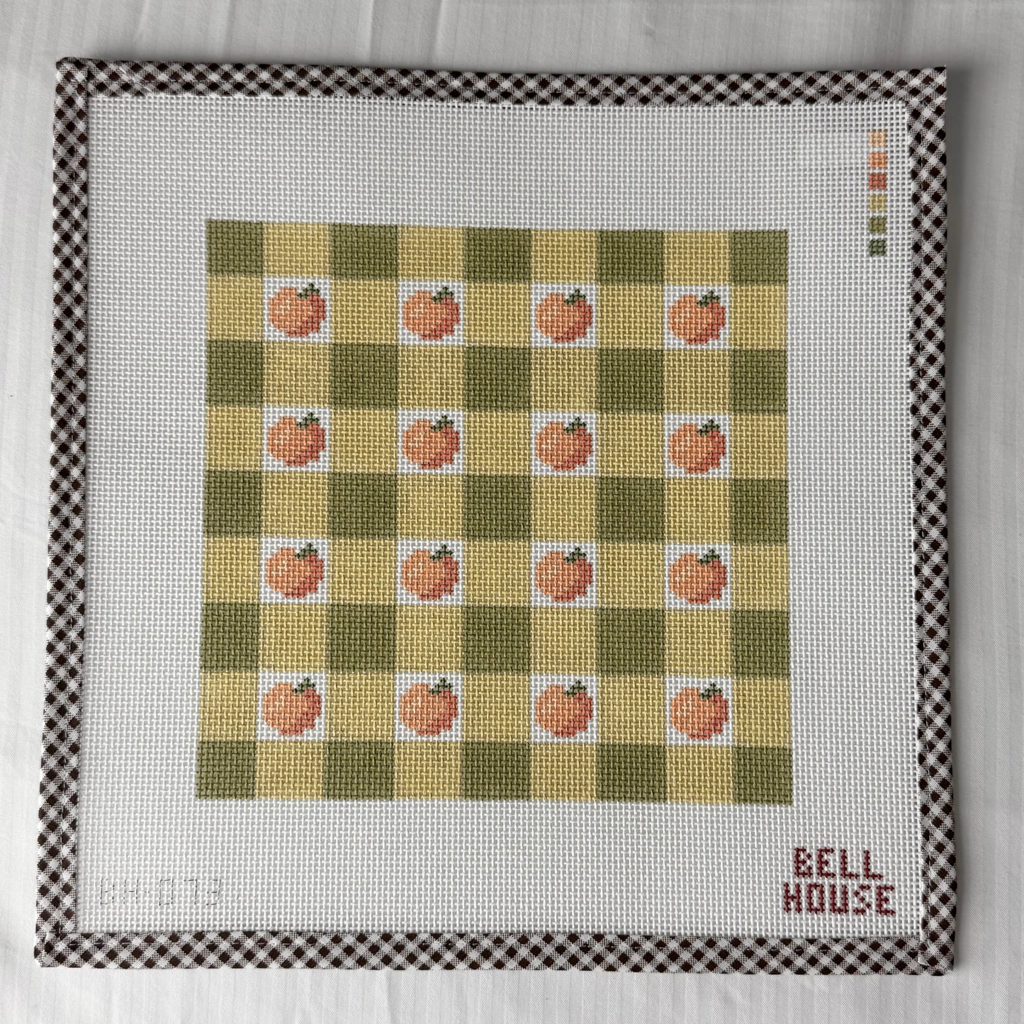 Orange Plaid 8"
