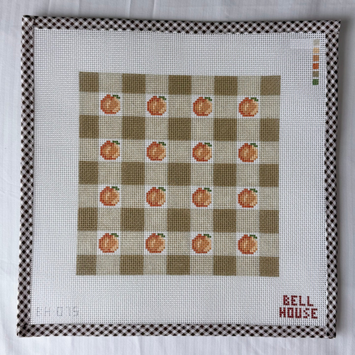 Peach Plaid 8"