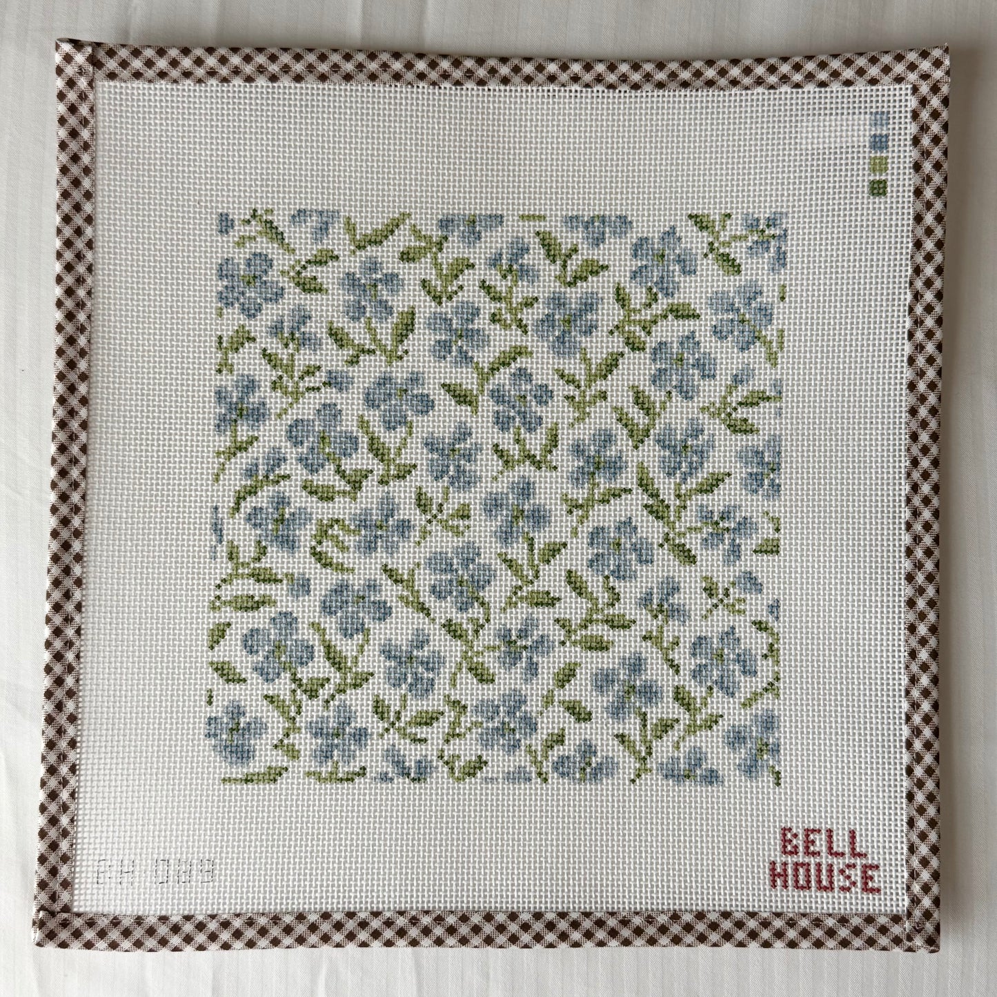 Blue Floral 8"