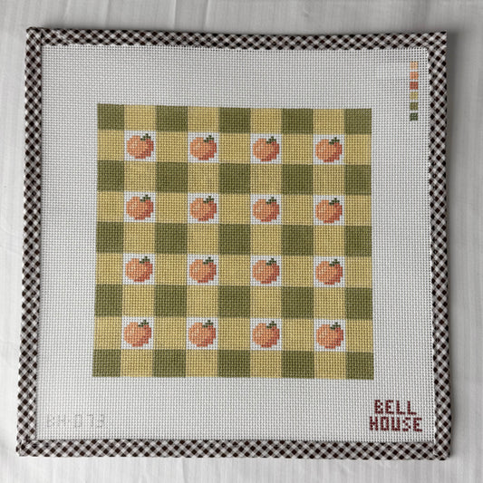 Orange Plaid 8"