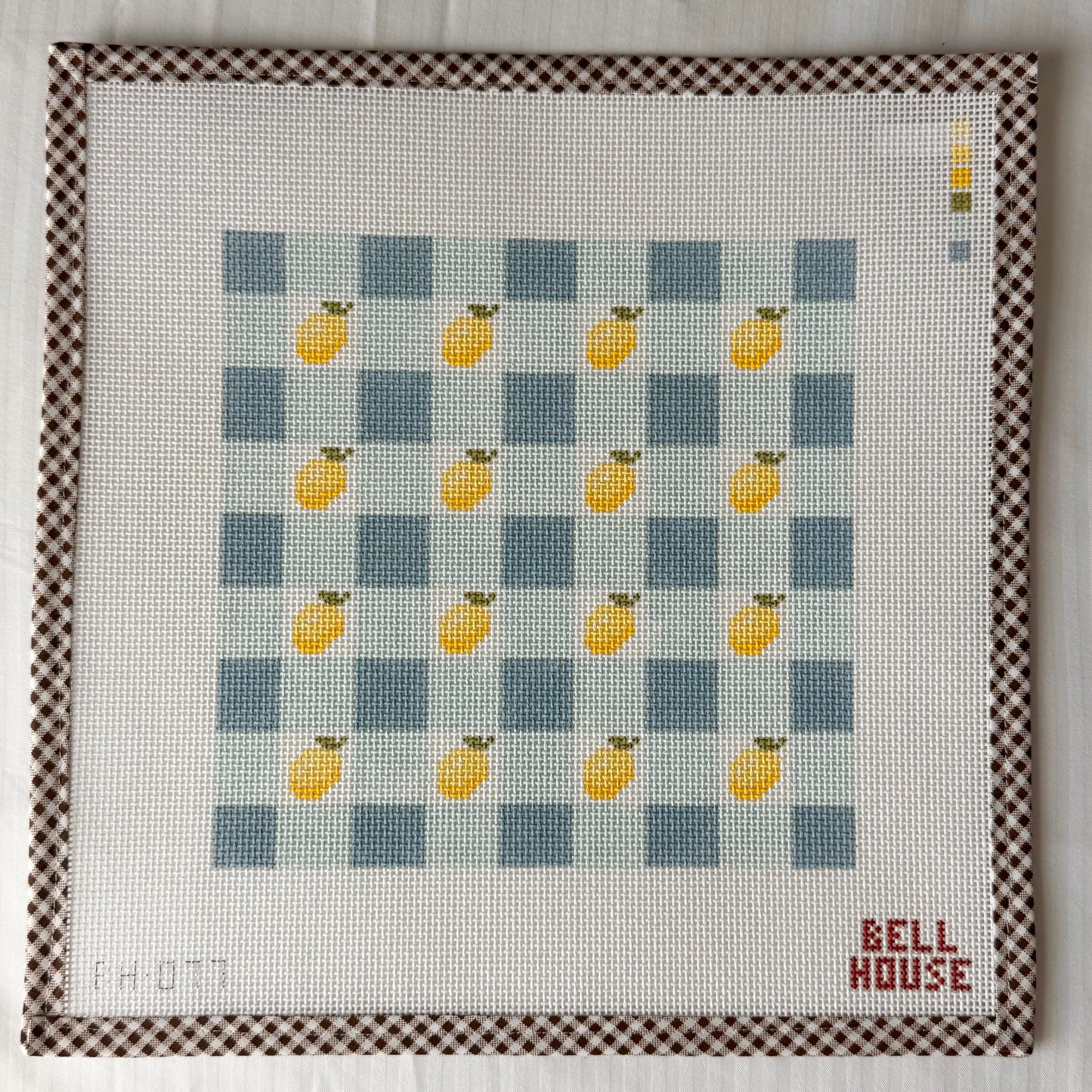 Lemon Plaid 8"