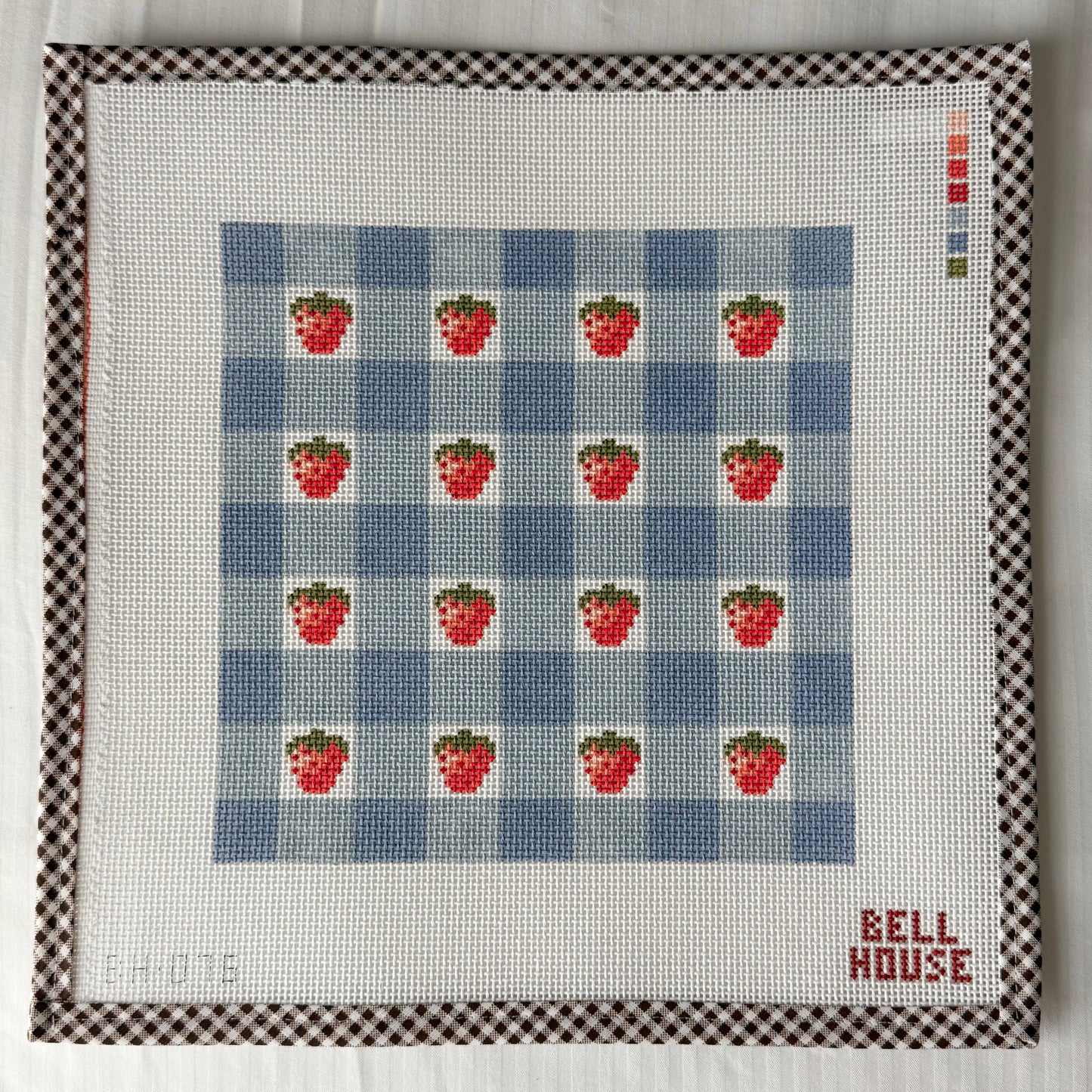 Strawberry Plaid 8"