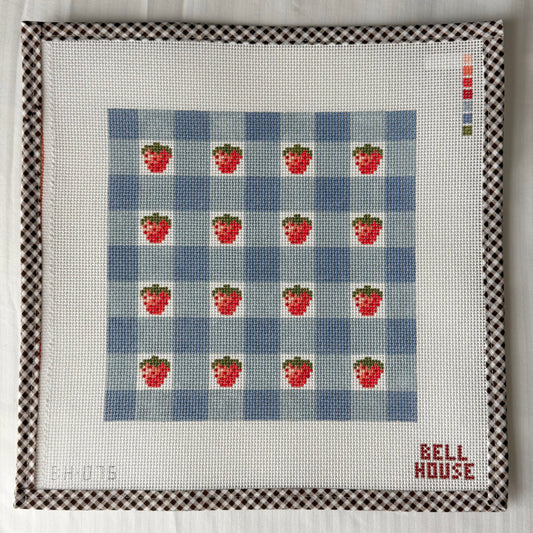 Strawberry Plaid 8"