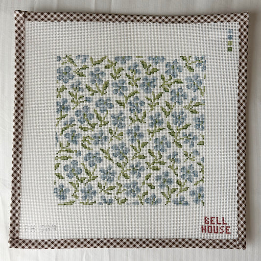 Blue Floral 8"