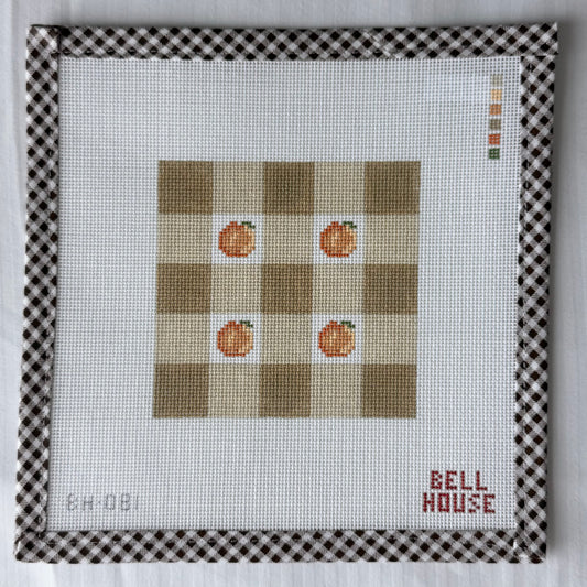 Peach Plaid 4"