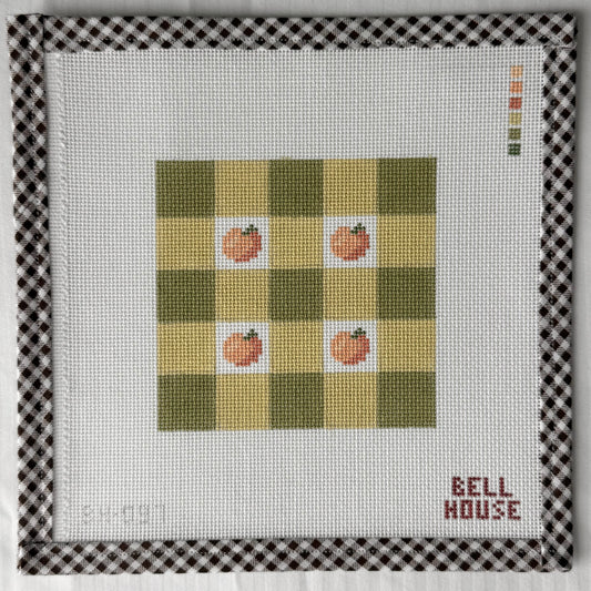 Orange Plaid 4"